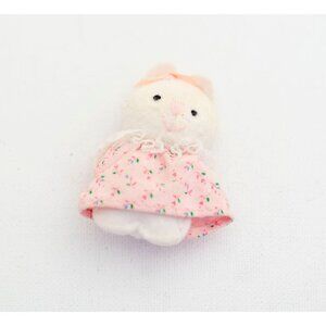 Vintage Cute Fabric Kitten Brooch - A4